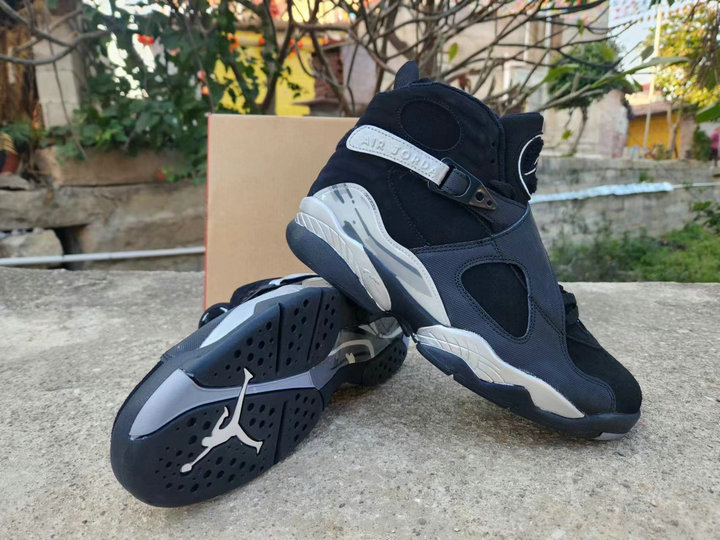 NIKE AIR JORDAN 8 Chrome Noir